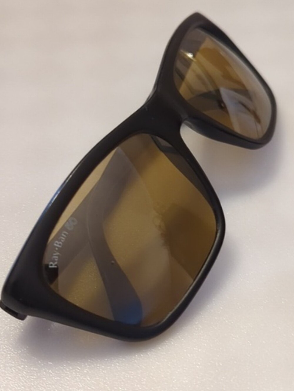 VINTAGE B&L Ray-Ban 50 Sunglasses Frame France Black Square Wayfarer